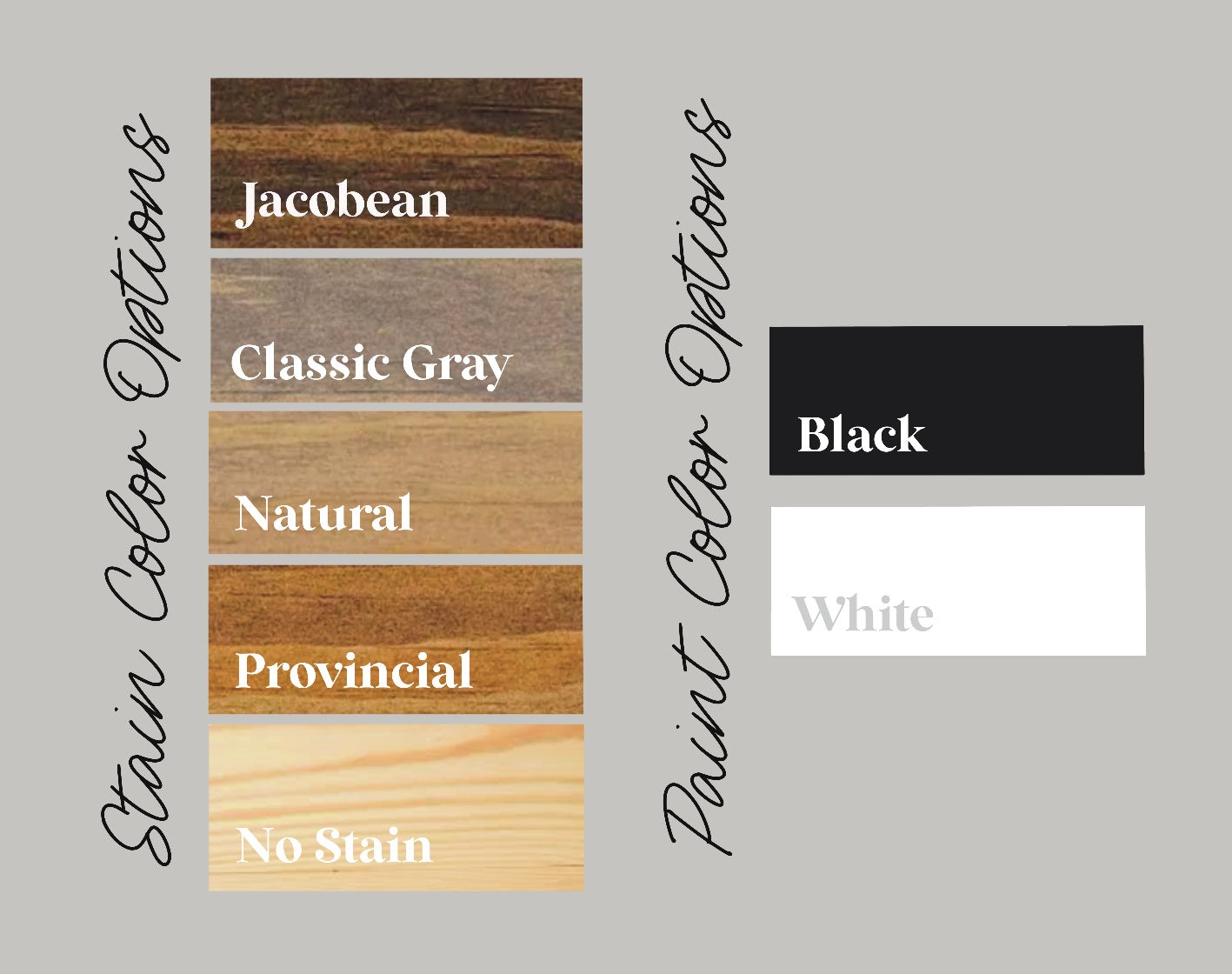 Stain Options