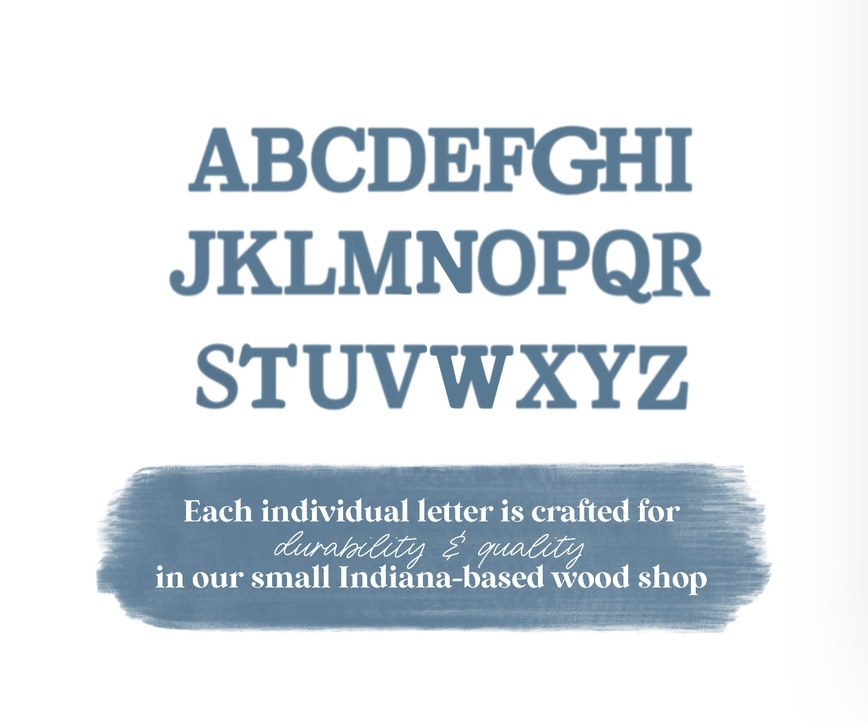 Wooden Letter Guest Book Alternative