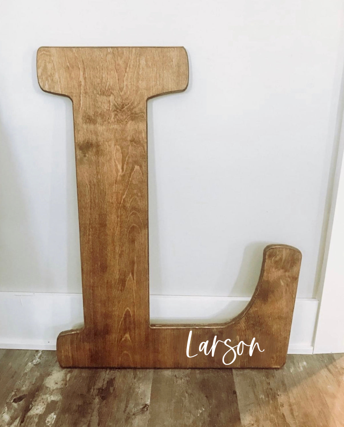Wooden Letter Guest Book Alternative
