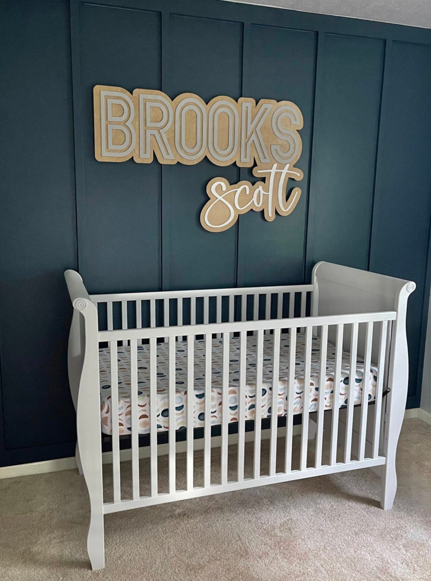 3D Baby Nursery Sign