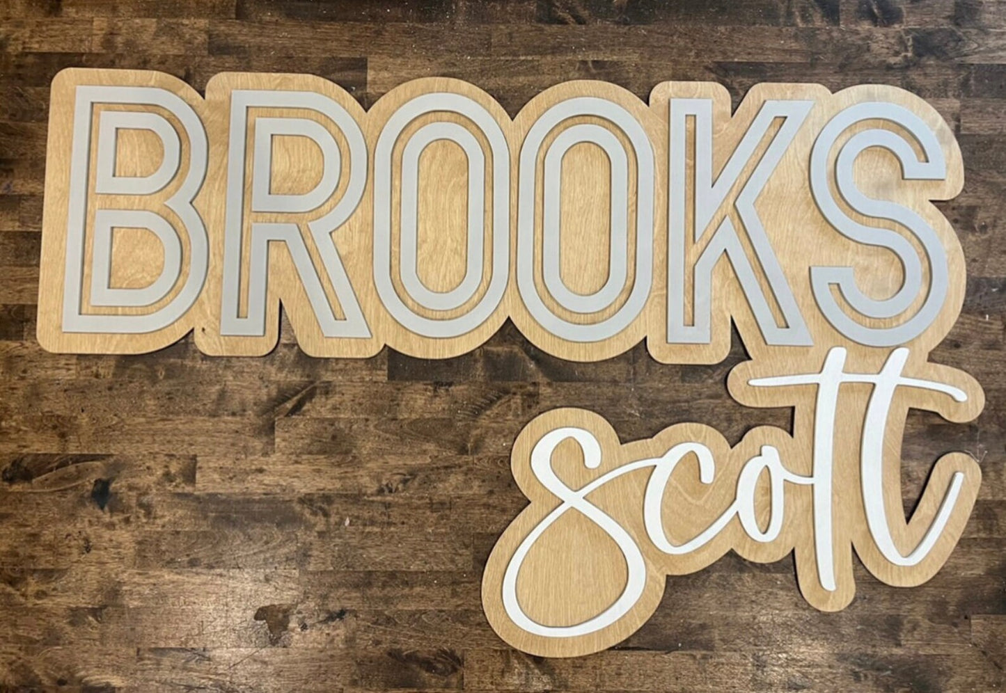 3D Baby Nursery Sign