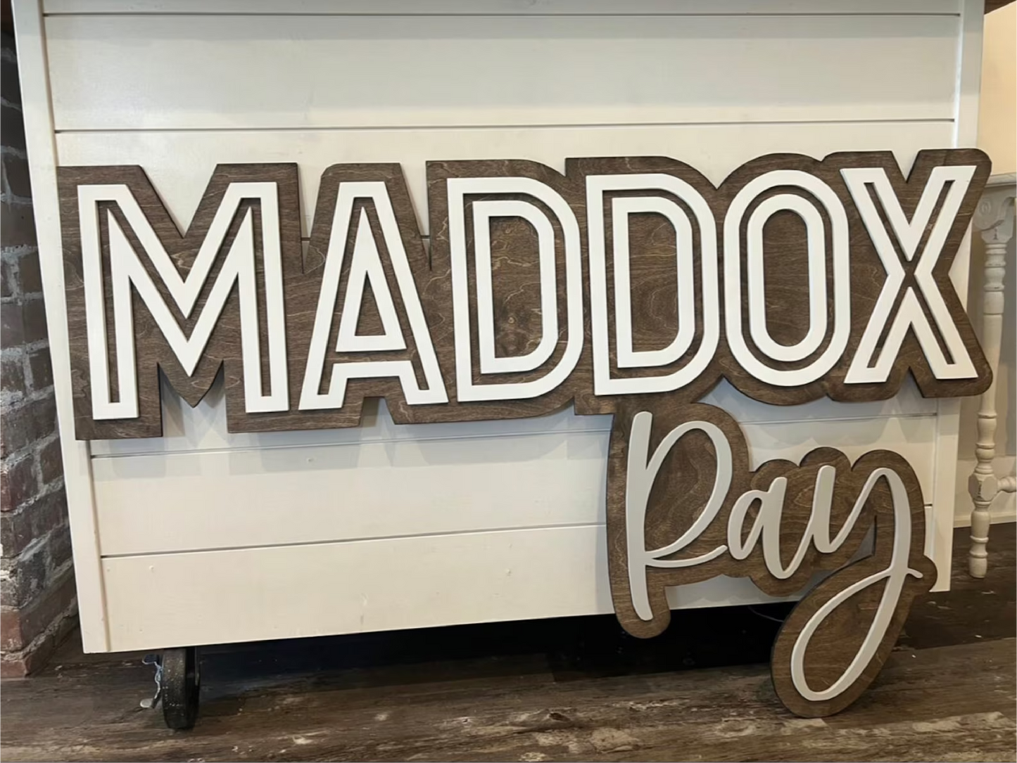 3D Baby Nursery Sign