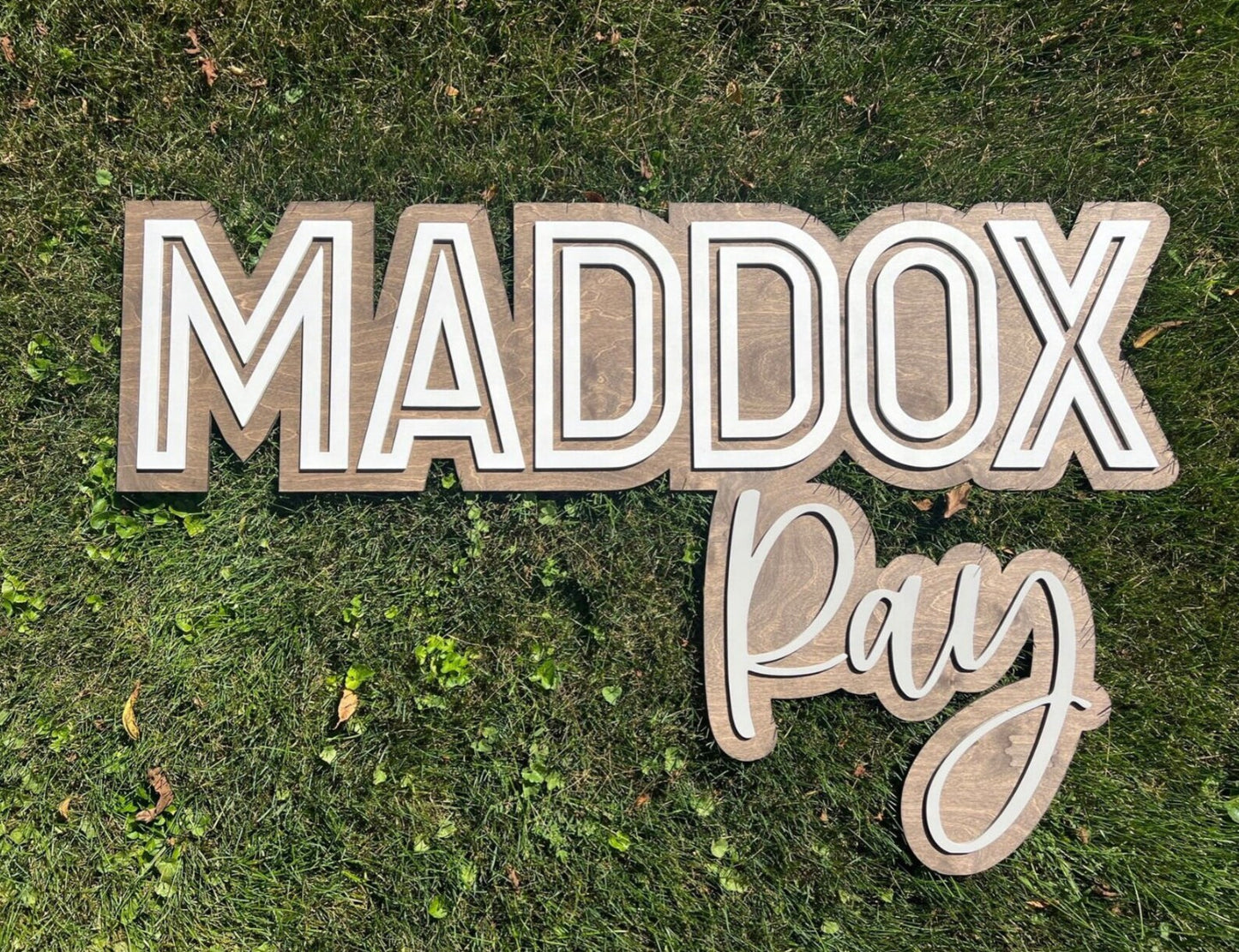 3D Baby Nursery Sign