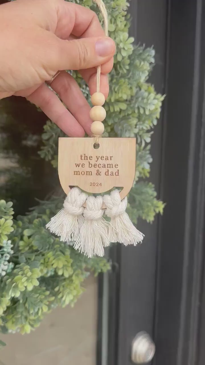 Mom and Dad’s First Christmas Ornament 2024 Video