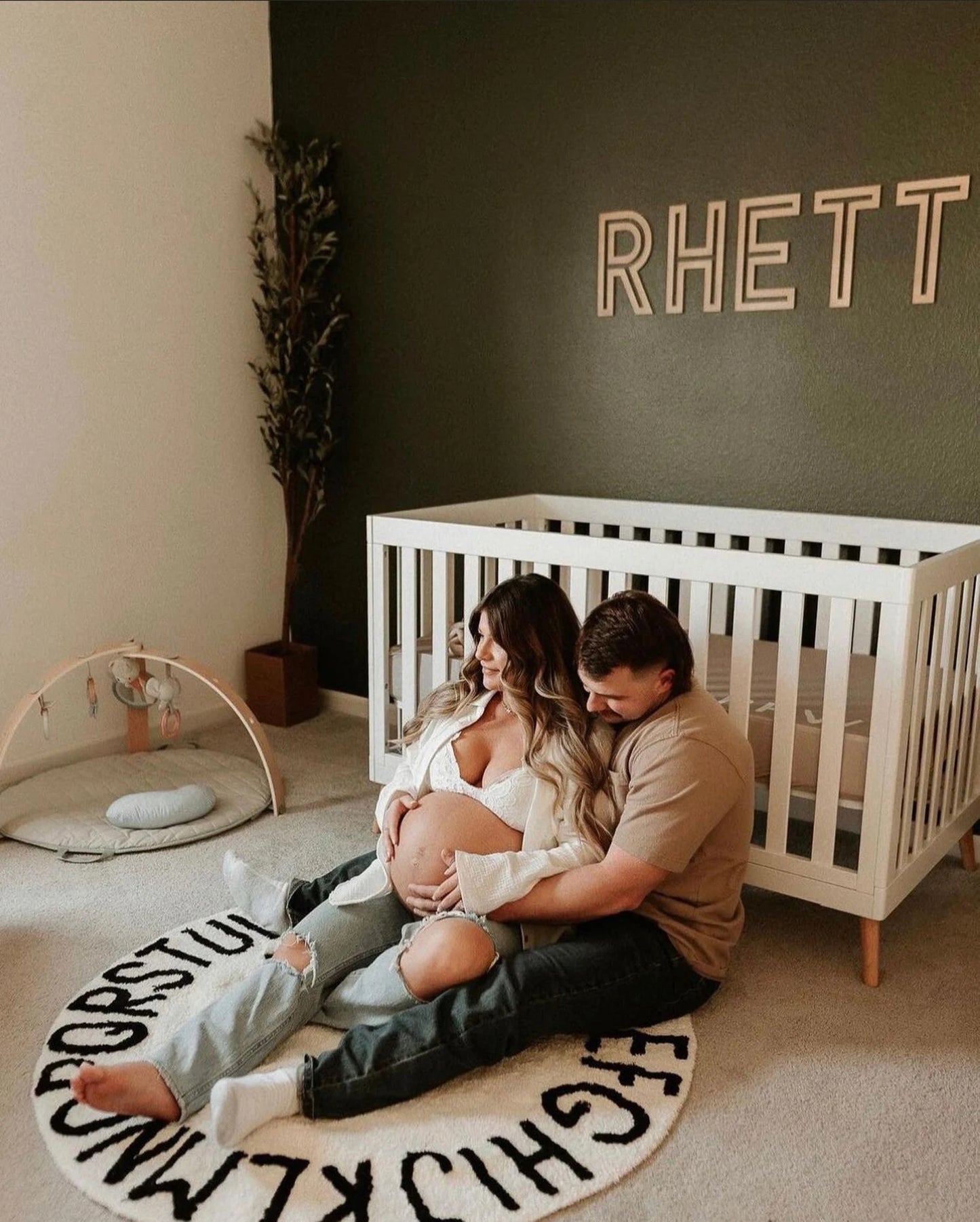 Bold Baby Nursery Sign