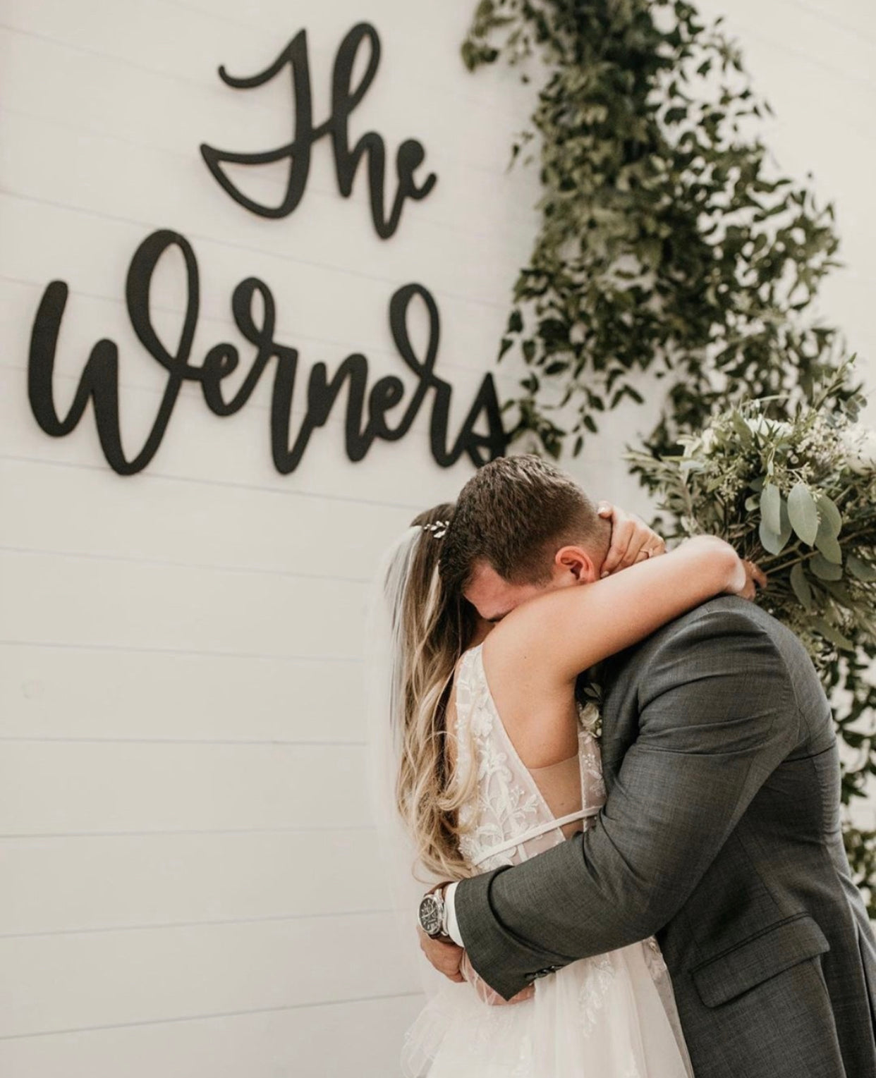 Hand Designed Wooden Last Name Sign