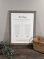 Personalized Vow Sign
