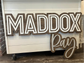 3D Baby Nursery Sign