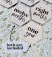 Wooden Baby Monthly Milestone Markers