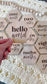 Wooden Baby Monthly Milestone Markers