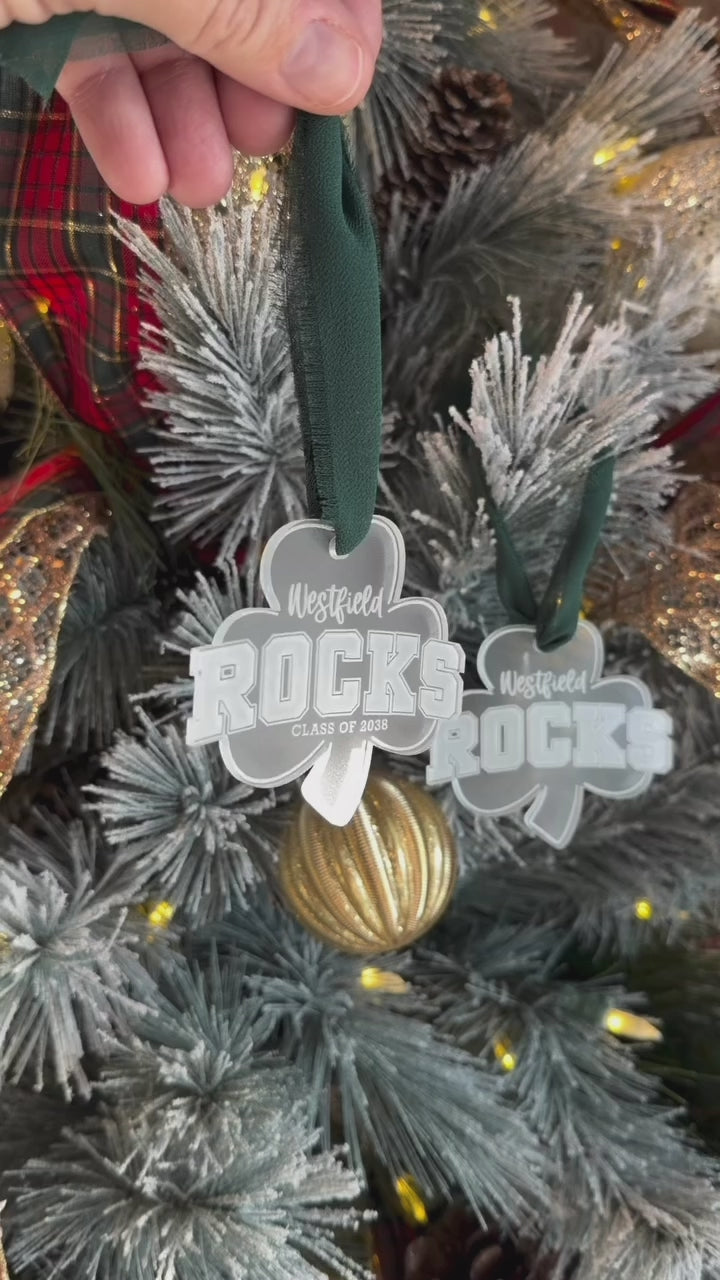 Westfield ROCKS Ornament - Benefitting Monon Trail Elementary PTO