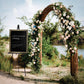 Black Unplugged Ceremony Sign with White Cursive Font