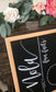 Handpainted Baby Milestone Chalkboard - Milestones Chalkboard, Custom Chalkboard Sign, Baby Milestones, Milestone Board