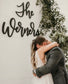 Hand Designed Wooden Last Name Sign