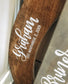 Wooden Letter Guest Book Alternative