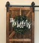 Last Name Wooden Cutout