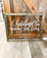 Clear Acrylic Wedding Sign, Christian Wedding, Bible Verse Song of Solomon 3:4, I have found the one my soul loves