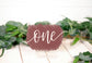 Acrylic Table Numbers, Large 5 inch by 7 inch, With Wooden or Acrylic Stands