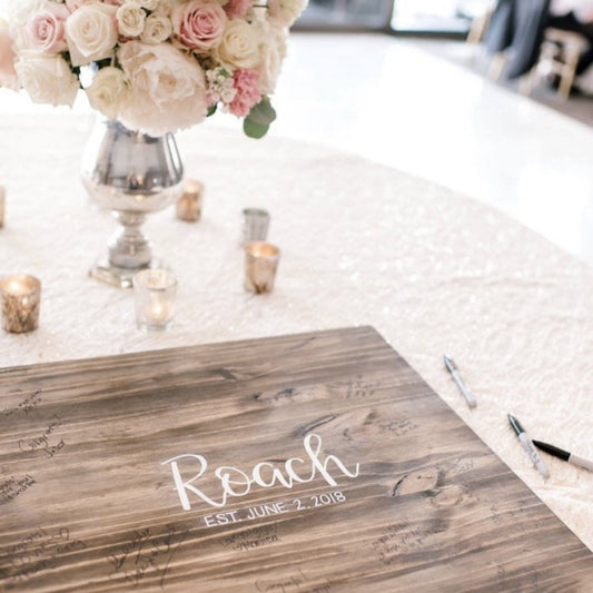 GUESTBOOK  - WITH LAST NAME & DATE